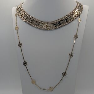 Vintage 1977 Avon Blooming Lotus & Sarah Coventry 1959 Signed Necklaces